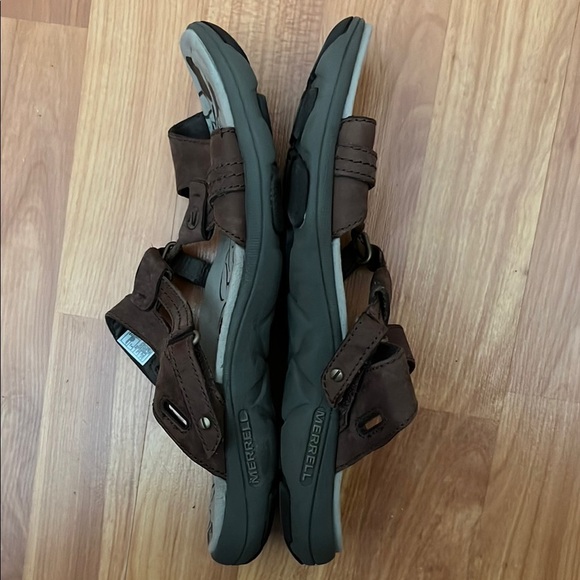 Merrell Dark Brown Strappy Sandals Bracken - Picture 5 of 7
